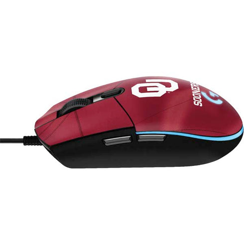 University of Oklahoma Red Jersey G203 Prodigy RGB Wired Gaming Mouse Skin