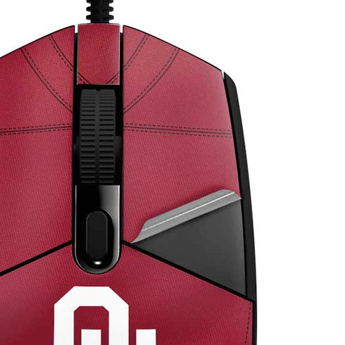 University of Oklahoma Red Jersey G203 Prodigy RGB Wired Gaming Mouse Skin