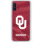 University of Oklahoma Red Jersey Galaxy A10e Clear Case