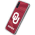 University of Oklahoma Red Jersey Galaxy A10e Clear Case