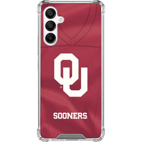 University of Oklahoma Red Jersey Galaxy A16 5G Clear Case