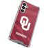University of Oklahoma Red Jersey Galaxy A16 5G Clear Case