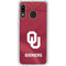 University of Oklahoma Red Jersey Galaxy A20 Clear Case