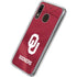 University of Oklahoma Red Jersey Galaxy A20 Clear Case
