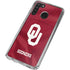 University of Oklahoma Red Jersey Galaxy A21 Clear Case