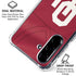 University of Oklahoma Red Jersey Galaxy A36 5G Clear Case