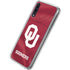 University of Oklahoma Red Jersey Galaxy A50 Clear Case