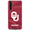 University of Oklahoma Red Jersey Galaxy A54 5G Clear Case