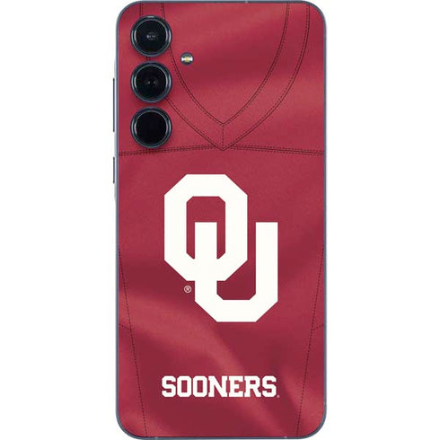 University of Oklahoma Red Jersey Galaxy A55 5G Skin