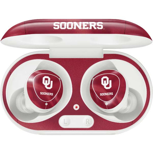 University of Oklahoma Red Jersey Galaxy Buds Plus Skin