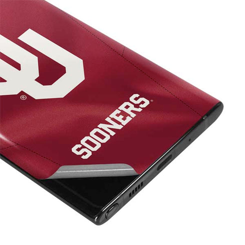 University of Oklahoma Red Jersey Galaxy Note 10 Plus Skin