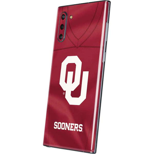 University of Oklahoma Red Jersey Galaxy Note 10 Skin
