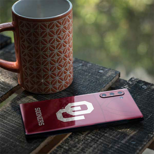 University of Oklahoma Red Jersey Galaxy Note 10 Skin