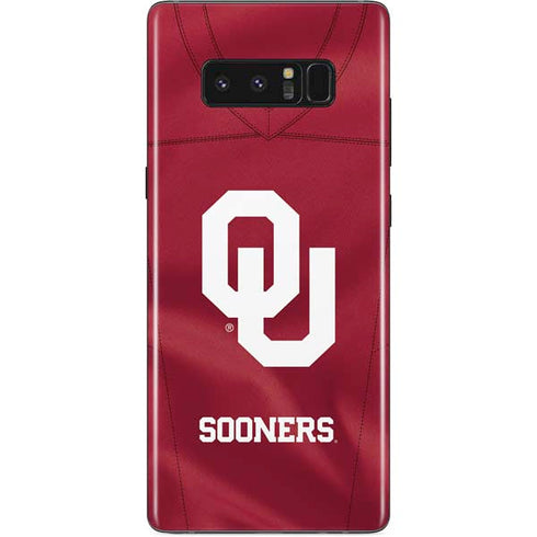 University of Oklahoma Red Jersey Galaxy Note 8 Skin