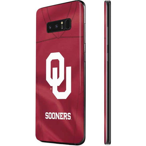 University of Oklahoma Red Jersey Galaxy Note 8 Skin