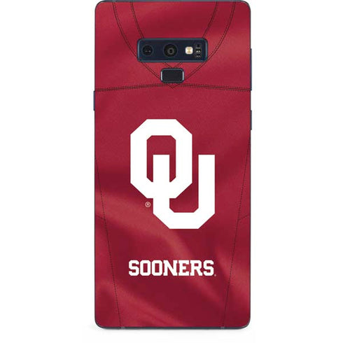 University of Oklahoma Red Jersey Galaxy Note 9 Skin