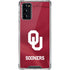 University of Oklahoma Red Jersey Galaxy Note20 5G Clear Case