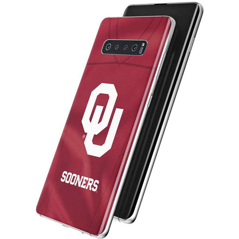 University of Oklahoma Red Jersey Galaxy S10 Skin