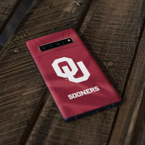 University of Oklahoma Red Jersey Galaxy S10 Skin