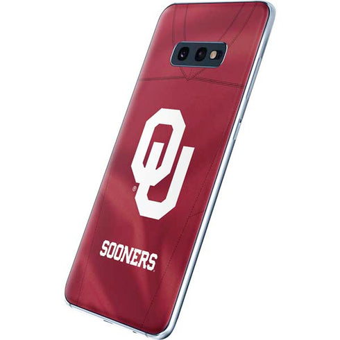 University of Oklahoma Red Jersey Galaxy S10e Skin