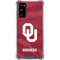 University of Oklahoma Red Jersey Galaxy S20 FE Clear Case