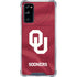 University of Oklahoma Red Jersey Galaxy S20 FE Clear Case