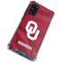 University of Oklahoma Red Jersey Galaxy S20 FE Clear Case