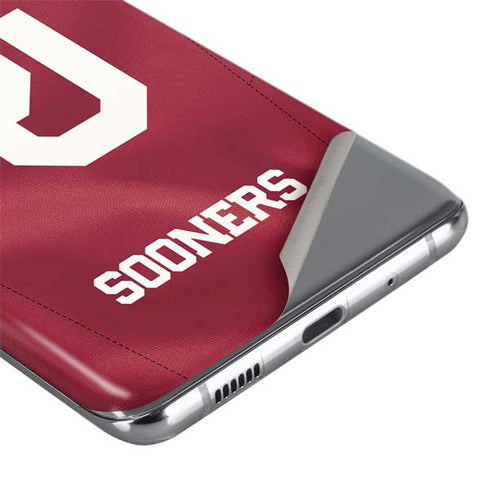University of Oklahoma Red Jersey Galaxy S20 Skin