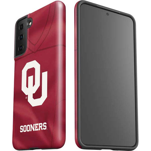 University of Oklahoma Red Jersey Galaxy S21 FE Pro Case