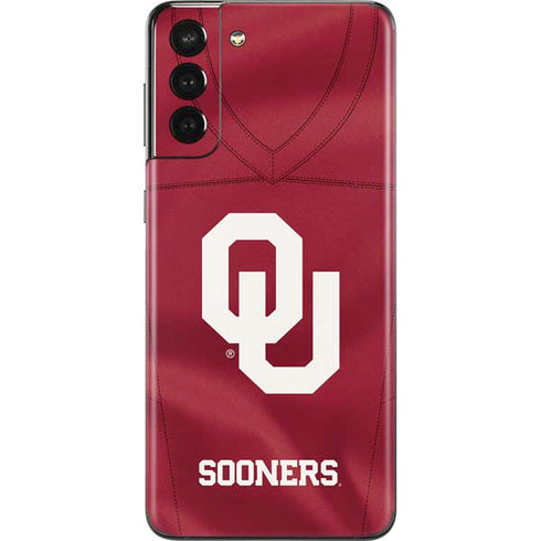 University of Oklahoma Red Jersey Galaxy S21 Plus 5G Skin
