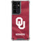 University of Oklahoma Red Jersey Galaxy S21 Ultra 5G Clear Case