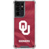 University of Oklahoma Red Jersey Galaxy S21 Ultra 5G Clear Case