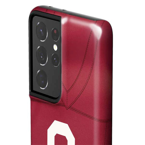 University of Oklahoma Red Jersey Galaxy S21 Ultra 5G Pro Case