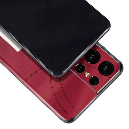 University of Oklahoma Red Jersey Galaxy S21 Ultra 5G Skin