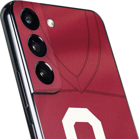 University of Oklahoma Red Jersey Galaxy S22 Plus Skin