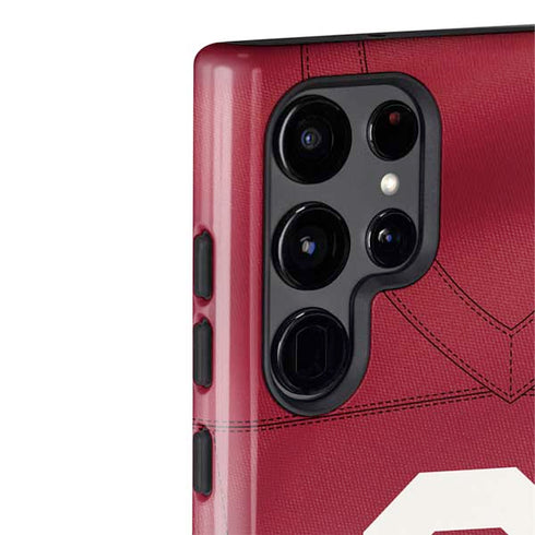 University of Oklahoma Red Jersey Galaxy S22 Ultra Pro Case