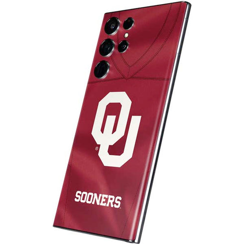 University of Oklahoma Red Jersey Galaxy S22 Ultra Skin