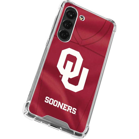 University of Oklahoma Red Jersey Galaxy S23 Clear Case