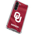 University of Oklahoma Red Jersey Galaxy S23 Clear Case