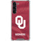 University of Oklahoma Red Jersey Galaxy S23 Plus Clear Case