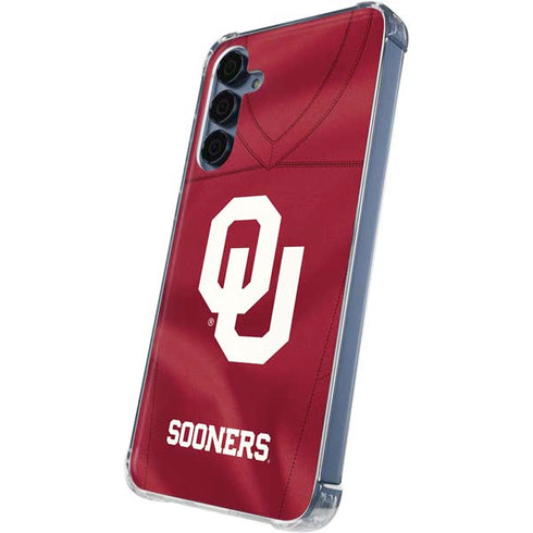 University of Oklahoma Red Jersey Galaxy S24 Clear Case