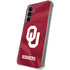 University of Oklahoma Red Jersey Galaxy S24 Plus Clear Case