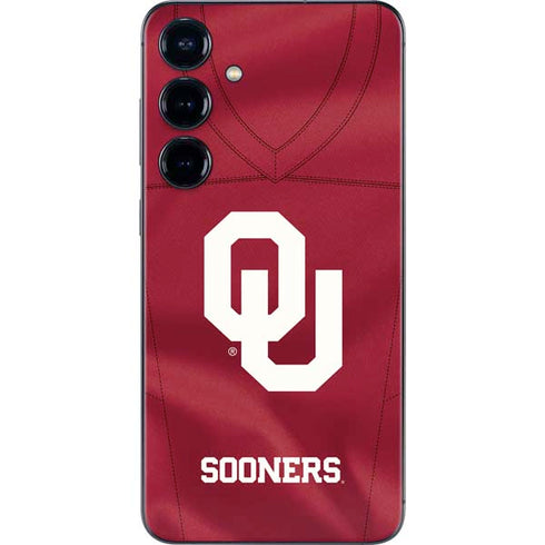 University of Oklahoma Red Jersey Galaxy S25 Plus Skin