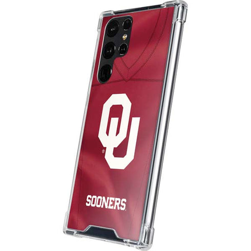 University of Oklahoma Red Jersey Galaxy S24 Ultra Clear Case
