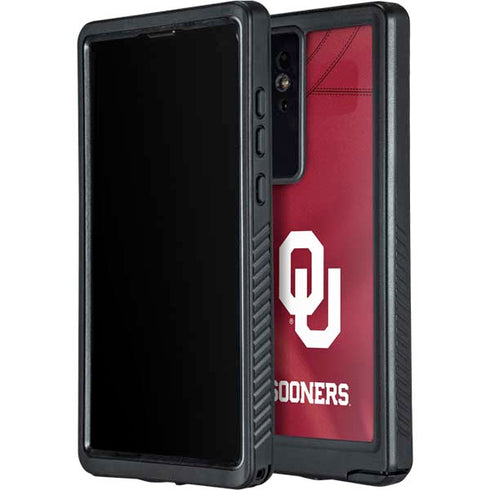 University of Oklahoma Red Jersey Galaxy S24 Ultra Waterproof Case