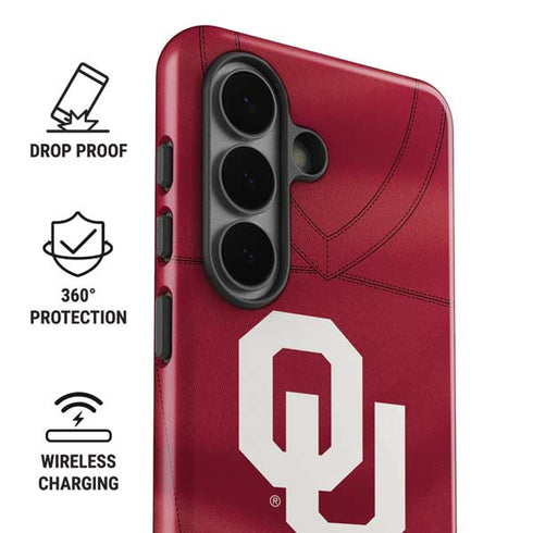 University of Oklahoma Red Jersey Galaxy S26 Impact Case