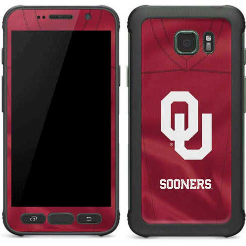 University of Oklahoma Red Jersey Galaxy S7 Active Skin
