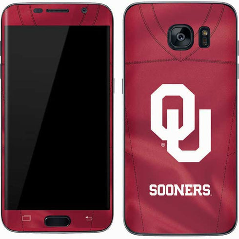 University of Oklahoma Red Jersey Galaxy S7 Skin