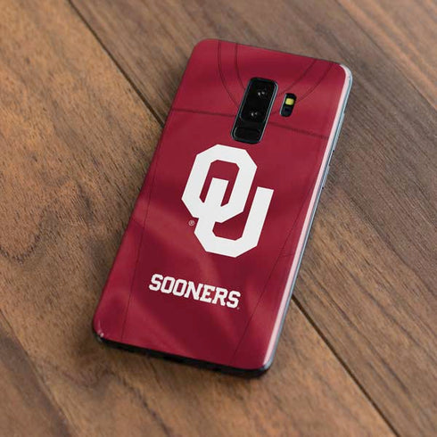 University of Oklahoma Red Jersey Galaxy S9 Plus Skin