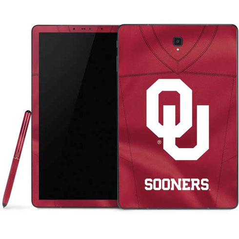 University of Oklahoma Red Jersey Samsung Galaxy Tab Skin